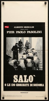 6b1064 SALO OR THE 120 DAYS OF SODOM Italian locandina 1976 Pasolini's Salo o le 120 Giornate di Sodoma!