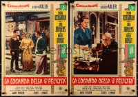 6b0837 INN OF THE SIXTH HAPPINESS group of 12 Italian 20x28 pbustas 1960 Ingrid Bergman & Jurgens!