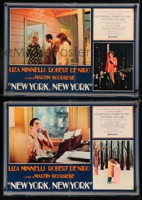 6b0907 NEW YORK NEW YORK group of 4 Italian 18x26 pbustas 1977 Robert De Niro, Minnelli, Scorsese!