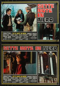 6b0838 PSYCHIC group of 10 Italian 19x27 pbustas 1977 Lucio Fulci's 7 Note in Nero, Jennifer O'Neill!