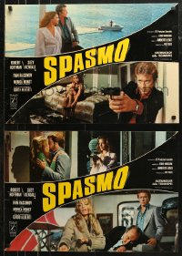 6b0905 SPASMO group of 4 Italian 18x26 pbustas 1974 Umberto Lenzi's Spasmo, Robert Hoffmann, Kendall!