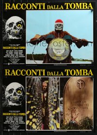 6b0848 TALES FROM THE CRYPT group of 8 Italian 18x26 pbustas 1972 E.C. comics, Joan Collins!