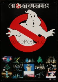 6b0398 GHOSTBUSTERS Japanese 1984 black title & great images, Kuzui Sisson, different & rare!