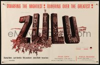 6b0028 ZULU English trade ad 1964 Baker & Michael Caine English classic, dwarfing the mightiest!