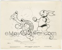 6c1560 WALT DISNEY'S ACADEMY AWARD REVUE 8x10 still 1937 Disney cartoon, Tortoise & Hare!