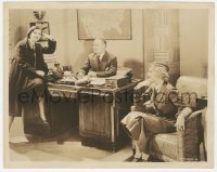 6c0876 AIR FRIGHT 8x10.25 still 1933 Thelma Todd watches Patsy Kelly sitting on executive's desk!