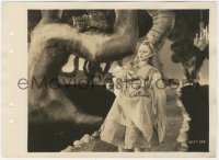 6c0883 ALICE IN WONDERLAND 8x11 key book still 1933 great close up of Charlotte Henry carrying pig!