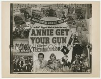 6c0895 ANNIE GET YOUR GUN 8x10 still 1950 cool theater display montage with sheet music & photos!