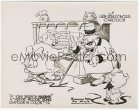 6c0903 AT YOUR SERVICE MADAME 8x10.25 still 1936 A Merrie Melody Song Cartoon, great image of pigs!