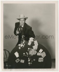 6c0928 BEND OF THE RIVER 8.25x10 still 1952 poker player Rock Hudson with gun, a star is born!