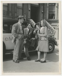 6c0960 BRENDA STARR REPORTER 8.25x10 still 1945 Joan Woodbury with Kane Richmond & Syd Saylor!