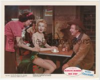 6c0808 BUS STOP color 8x10 still 1956 Arthur O'Connell & sexy Marilyn Monroe smile at waitress!