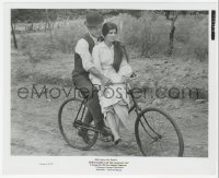 6c0968 BUTCH CASSIDY & THE SUNDANCE KID 8.25x10 still 1969 Paul Newman & Katharine Ross on bicycle!