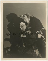 6c0984 CHRISTMAS CAROL 8x10.25 still 1938 Reginald Owen as Ebenezer Scrooge w/ghost Leo G. Carroll!