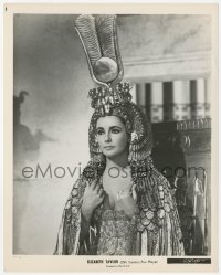 6c0993 CLEOPATRA 8x10.25 still 1963 best close portrait of Elizabeth Taylor as Queen of the Nile!