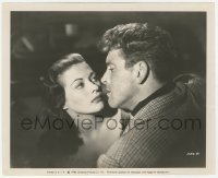 6c1003 CRISS CROSS 8.25x10 still 1948 romantic close up of Burt Lancaster & sexy Yvonne De Carlo!