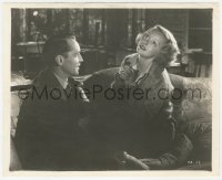 6c1010 DANGEROUS 8.25x10 still 1935 Franchot Tone & Bette Davis chatting on couch in the dark!