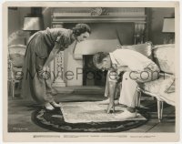 6c1034 DODSWORTH 8.25x10.25 still 1936 Mary Astor & Walter Huston reading map on floor!