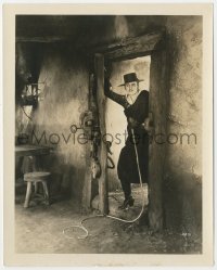 6c1036 DON Q SON OF ZORRO deluxe 8x10 still 1925 Douglas Fairbanks in gaucho suit w/whip in doorway!