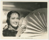 6c1041 DOROTHY LAMOUR 8.25x10.25 key book still 1937 Paramount studio portrait smiling by umbrella!
