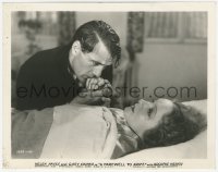 6c1067 FAREWELL TO ARMS 8x10.25 still 1932 Gary Cooper holding Helen Hayes' hand, Ernest Hemingway