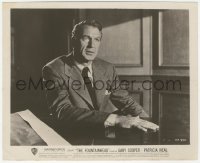 6c1077 FOUNTAINHEAD 8.25x10 still 1949 Gary Cooper testifies at his trial at climax, Ayn Rand!