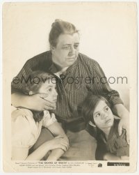 6c1124 GRAPES OF WRATH 8x10.25 still 1940 Jane Darwell as Ma Joad with scared children, John Ford!