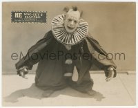 6c1141 HE WHO GETS SLAPPED 7.25x9.25 still 1924 Lon Chaney in full clown make up, Victor Sjostrom!