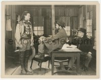 6c1180 IRON HORSE 8x10.25 still 1924 George Waggner as Buffalo Bill stares down two men, John Ford