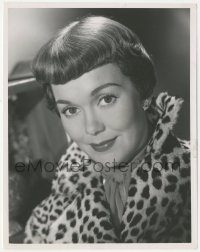 6c1189 JANE WYMAN 8x10.25 still 1950s Warner Bros. studio portrait in leopardskin by Bert Six!