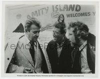6c1190 JAWS 8x10.25 still 1975 Roy Scheider, Richard Dreyfuss & Mayor Murray Hamilton!