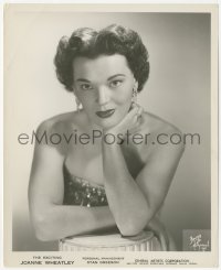 6c1199 JOANNE WHEATLEY 8.25x10 music publicity still 1950s the pretty singer by Bruno of Hollywood!