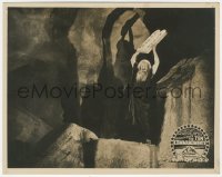 6c0864 TEN COMMANDMENTS English FOH LC 1924 Moses smashing tablets, Cecil B. DeMille 1st version!