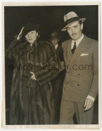 6c1282 MARLENE DIETRICH/JOHN GILBERT 7x9 news photo 1935 together at Grand International Theater!