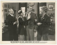 6c1293 MEET JOHN DOE 8x10.25 still 1941 Barbara Stanwyck, Gary Cooper, Arnold, Brennan, Frank Capra!