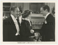 6c1306 MORNING GLORY 8x10.25 still 1933 Katharine Hepburn between Adolphe Menjou & Fairbanks Jr.!