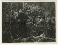 6c1307 MOST DANGEROUS GAME 8x10.25 still 1932 Leslie Banks with rifle & dog on ledge, rare!