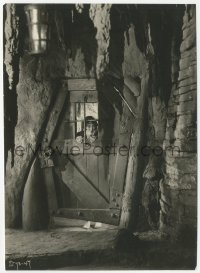 6c1325 MYSTERIOUS ISLAND 6.25x8.5 still 1929 pretty girl locked in cell, early Jules Verne sci-fi!