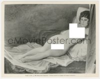 6c1327 NAKED MAJA 8x10.25 still 1958 art of Ava Gardner replicating Francisco Goya's nude pointing!