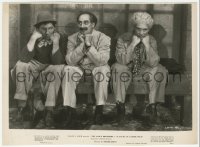 6c1336 NIGHT IN CASABLANCA 7.5x10.25 still 1946 Marx Bros Groucho, Chico & Harpo in prison!