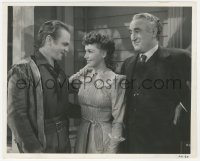 6c1348 OKLAHOMA KID 8.25x10 still 1939 c/u of happy James Cagney & Rosemary Lane by Donald Crisp!