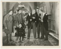 6c1357 PACK UP YOUR TROUBLES 8.25x10 still 1933 Laurel & Hardy with young girl watch men arguing!