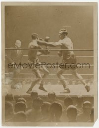 6c1378 PRIMO CARNERA/REGGIE MEEN English 6.5x8.5 news photo 1930 boxing match at Albert Hall!