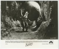 6c1388 RAIDERS OF THE LOST ARK 8x9.75 still 1981 classic scene of Harrison Ford running from boulder!