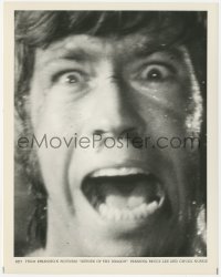 6c1398 RETURN OF THE DRAGON 8x10.25 still 1974 intense super close up of Chuck Norris yelling!