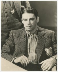 6c1426 SCARFACE 7.25x8.75 still 1932 best close up of tough gangster Paul Muni with his scar!