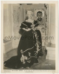 6c1427 SCARLET EMPRESS 8x10.25 still 1934 incredible portrait of Marlene Dietrich in full costume!