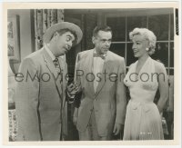 6c1435 SEVEN YEAR ITCH 8.25x10 still 1955 Tom Ewell & Robert Strauss leer at sexy Marilyn Monroe!