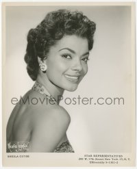 6c1439 SHEILA GUYSE 8.25x10 music publicity still 1950s African American singer/actress by Seymour!