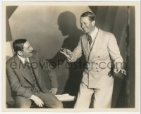 6c1451 SMILING LIEUTENANT candid 8x10 still 1931 Maurice Chevalier laughing with Lubitsch by Richee!